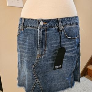 NWT Kensie Denim mini skirt, size 12